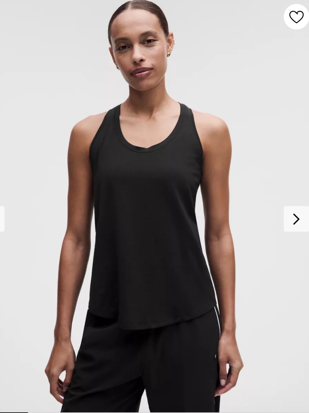 Lululemon Love Cotton Tank Top - Black 14